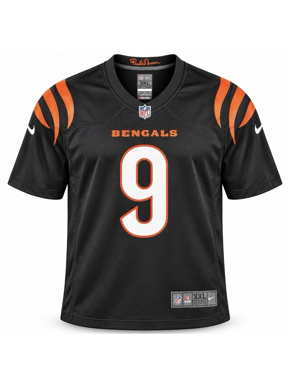 Nike Joe Burrow Cincinnati Bengals #9 NFL On Field Jersey Men’s 3XL Black NWOT